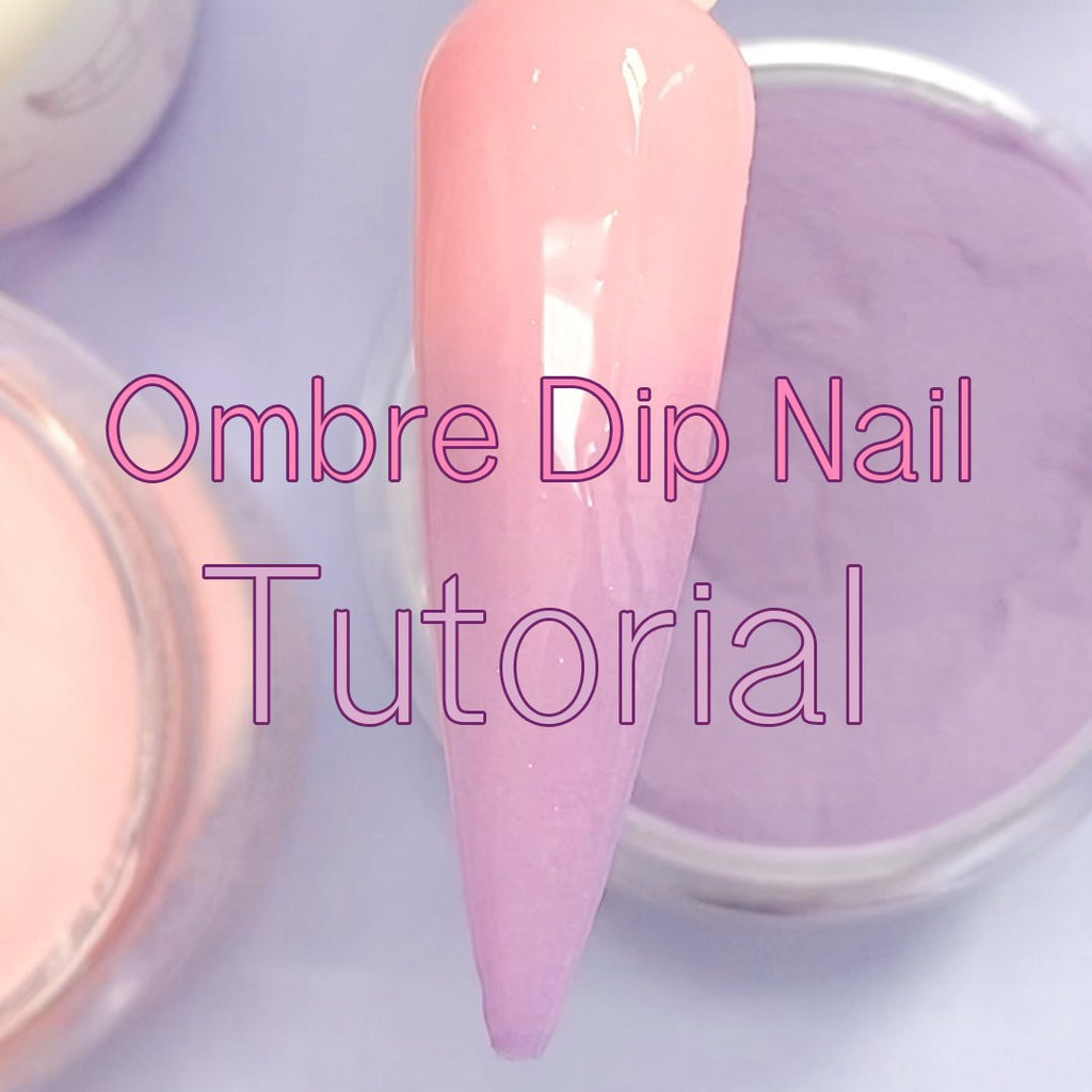 How to Do Ombre Dip Nails at Home | Easy Method-Fairy Glamor