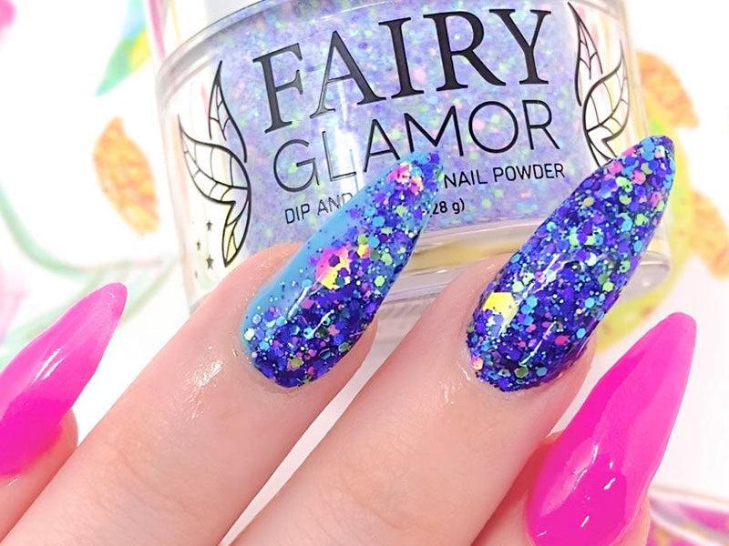 Blue-Glitter-Dip-Nail-Powder-Sea Turtle-Fairy-Glamor