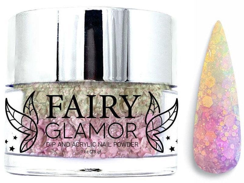 Green-Thermal (Color Changer)-Dip-Nail-Powder-Glitch-Fairy-Glamor
