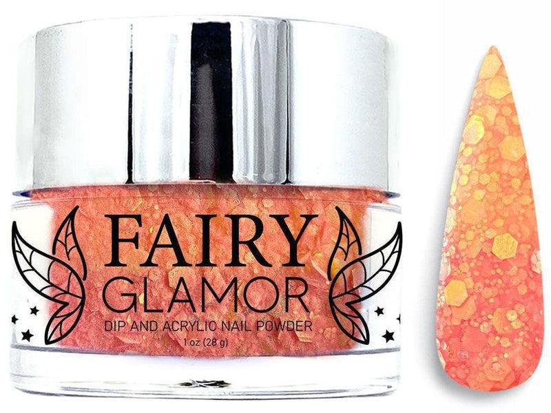 Orange-Thermal (Color Changer)-Dip-Nail-Powder-California Girl-Fairy-Glamor