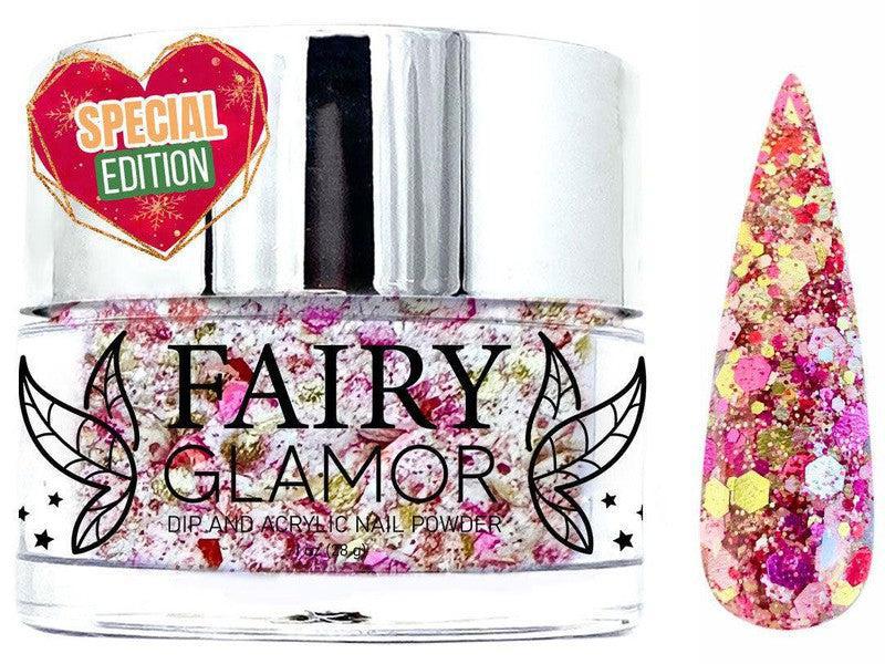 Pink-Glitter-Dip-Nail-Powder-Candy Glam-Fairy-Glamor