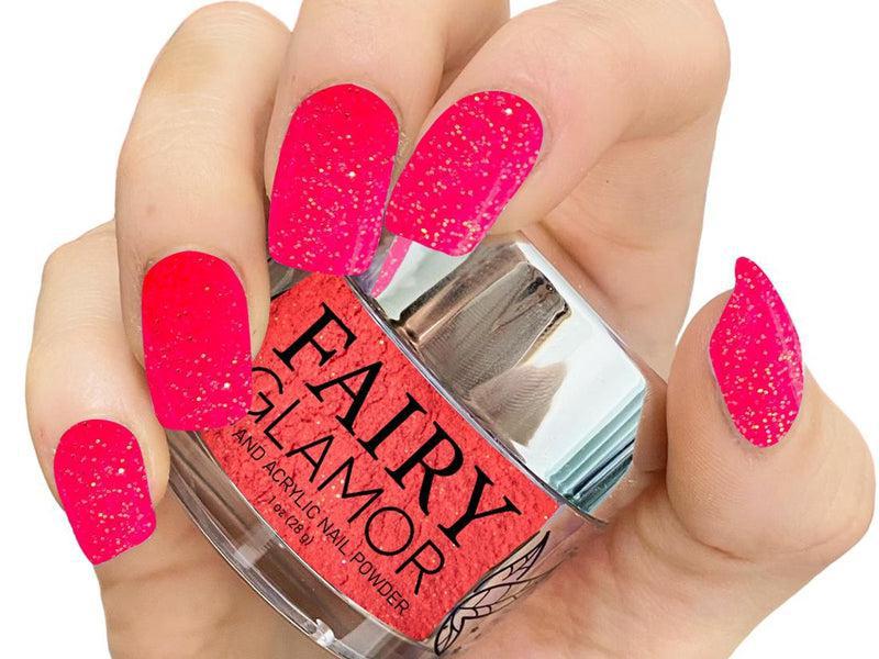 Red-Thermal (Color Changer)-Dip-Nail-Powder-Tropic like it's Hot-Fairy-Glamor