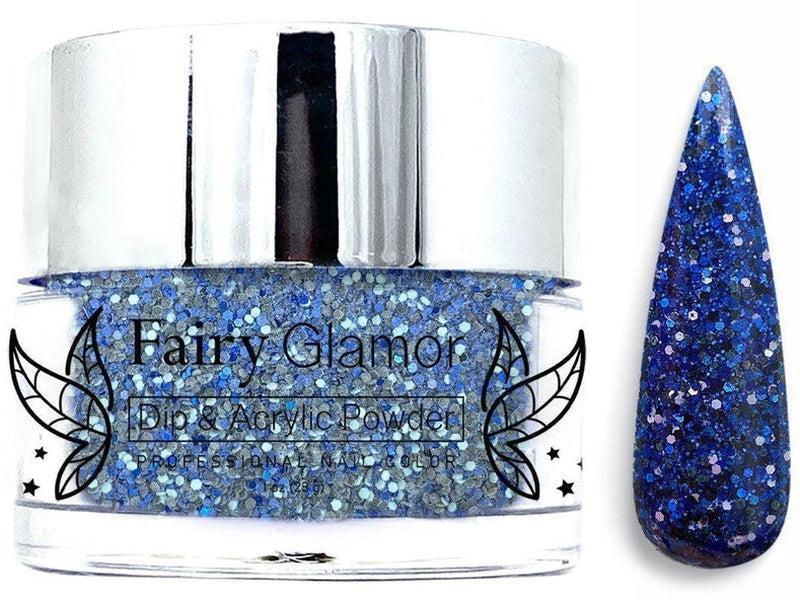 Blue-Glitter-Dip-Nail-Powder-Midnight Blizzard-Fairy-Glamor