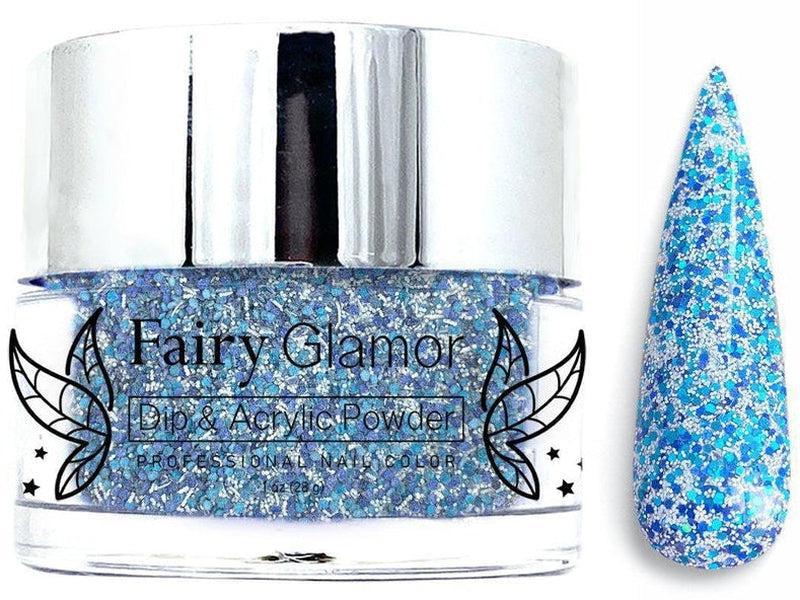 Blue-Glitter-Dip-Nail-Powder-Winter Wonderland-Fairy-Glamor