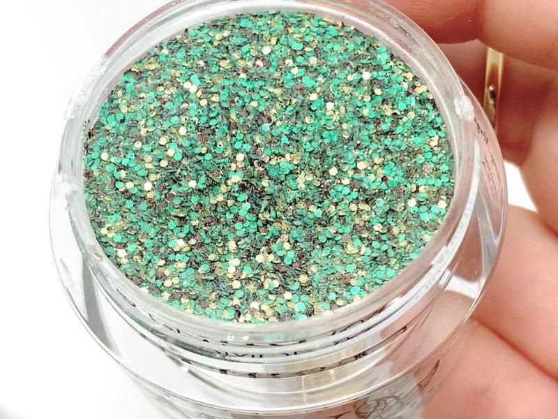 Green-Glitter-Dip-Nail-Powder-Emerald Gorgon-Fairy-Glamor