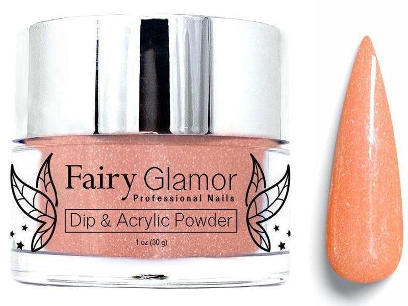 Orange-Glitter-Dip-Nail-Powder-Foxy Lady-Fairy-Glamor