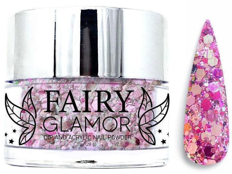 Pink-Glitter-Dip-Nail-Powder-Flower-Fairy-Glamor