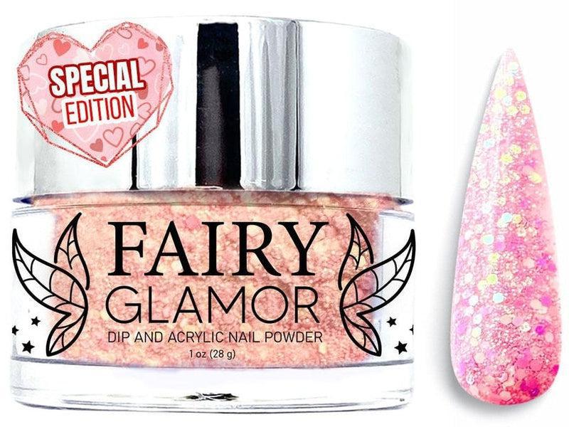 Pink-Glitter-Dip-Nail-Powder-Love at First Sight-Fairy-Glamor