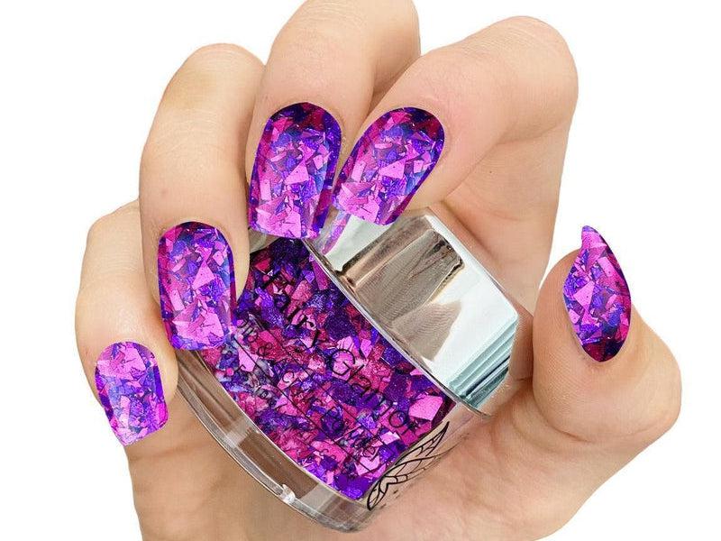 Purple-Glitter-Dip-Nail-Powder-Cheshire Cat-Fairy-Glamor