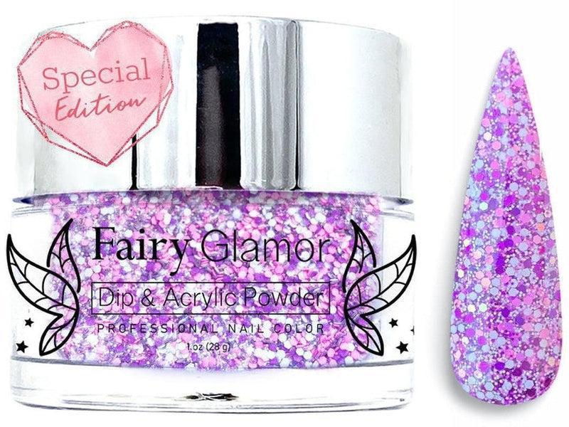 Purple-Glitter-Dip-Nail-Powder-Date Night-Fairy-Glamor