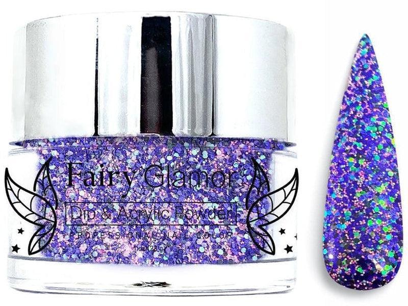 Purple-Glitter-Dip-Nail-Powder-The Milky Way-Fairy-Glamor