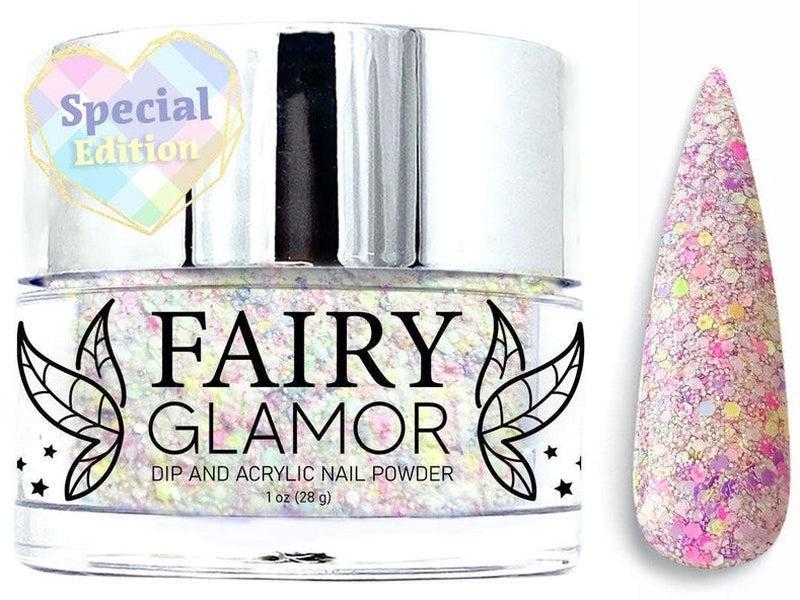 White-Glitter-Dip-Nail-Powder-Funny Bunny-Fairy-Glamor